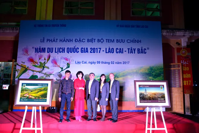 Phát hành đặc biệt bộ tem Năm Du lịch quốc gia 2017 - Lào Cai - Tây Bắc - Ảnh 3.