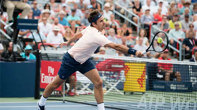 Rogers Cup 2017: Vượt qua David Ferrer, Roger Federer giành quyền vào tứ kết - Ảnh 2.