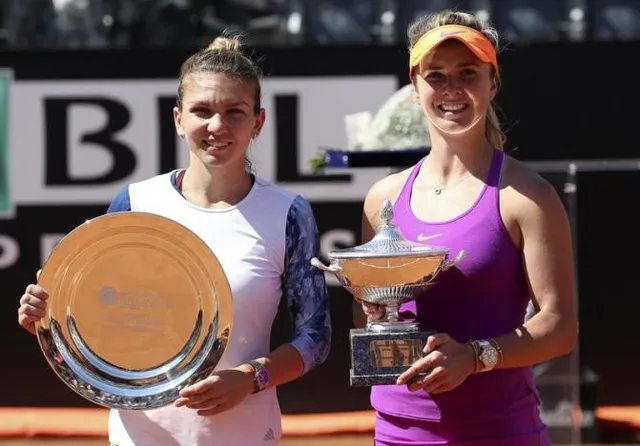 Chung kết đơn nữ Roma Mở rộng 2017: Vượt qua Halep, Svitolina lên ngôi hậu - Ảnh 2.