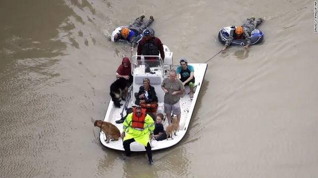 Bang Texas, Mỹ hoang tàn sau siêu bão Harvey - Ảnh 15.