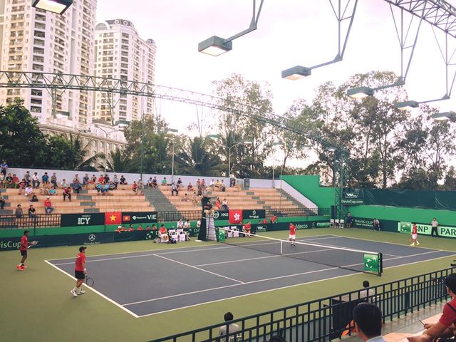 Davis Cup: Để đối thủ lội ngược dòng, ĐT Việt Nam bị ĐT Hong Kong (Trung Quốc) dẫn trước 2-1 - Ảnh 2.