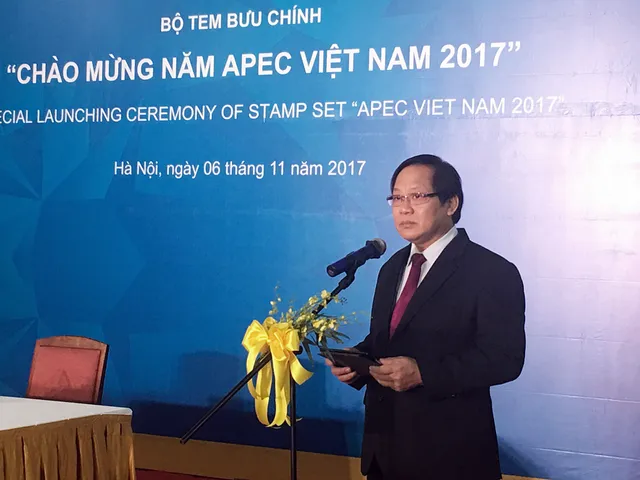 Phát hành bộ tem đặc biệt Chào mừng Năm APEC Việt Nam 2017 - Ảnh 1.