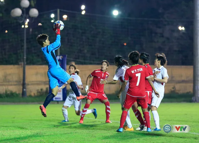 Ảnh: ĐT nữ Việt Nam vượt qua Myanmar, giành vé dự VCK Giải vô địch bóng đá nữ châu Á 2018 - Ảnh 12.