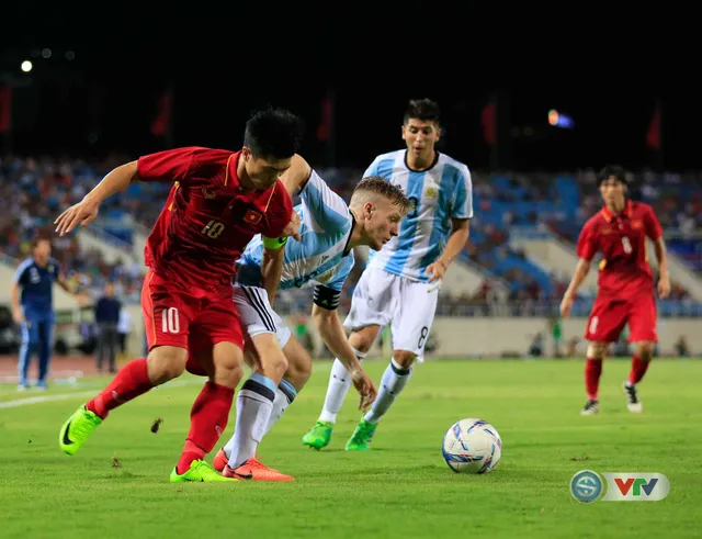 Ảnh: Những khoảnh khắc ấn tượng trong trận giao hữu U22 Việt Nam - U20 Argentina - Ảnh 16.