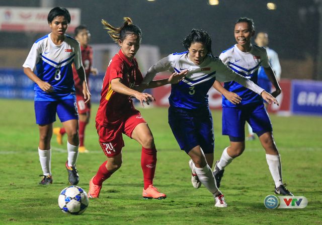 Ảnh: Thắng Singapore 8-0, ĐT nữ Việt Nam vươn lên đầu bảng - Ảnh 14.