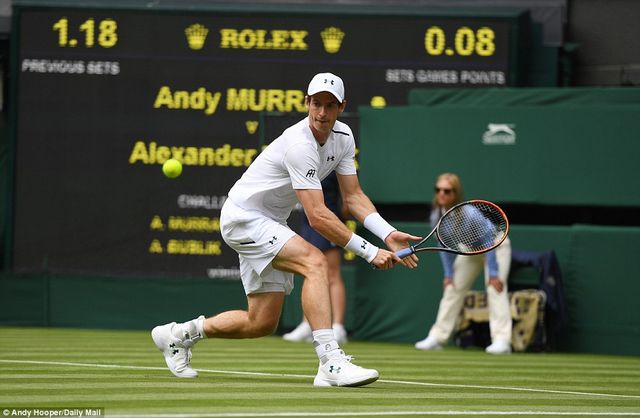 Vòng 1 Wimbledon 2017: Andy Murray khởi đầu thuận lợi - Ảnh 1.