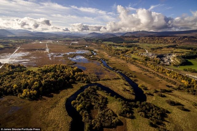 Cảnh mùa thu tuyệt đẹp ở Scotland nhìn từ trên cao - Ảnh 3.