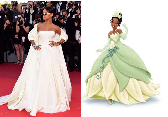 Những lần Rihanna đốn tim khán giả với ngoại hình tựa công chúa Disney - Ảnh 6.