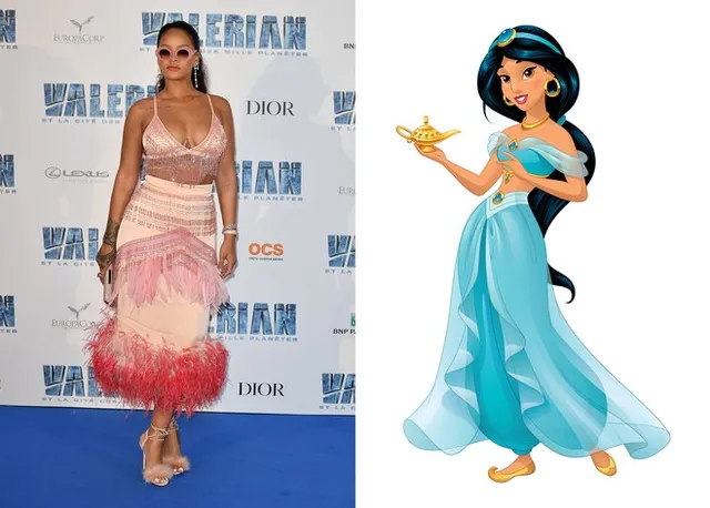 Những lần Rihanna đốn tim khán giả với ngoại hình tựa công chúa Disney - Ảnh 2.