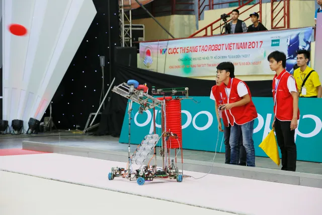 Robocon 2017: Đại học SPKT Hưng Yên liên tiếp giành chiến thắng tuyệt đối APPARE - Ảnh 29.