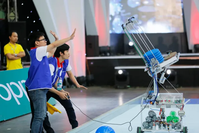 Robocon 2017: Đại học SPKT Hưng Yên liên tiếp giành chiến thắng tuyệt đối APPARE - Ảnh 22.