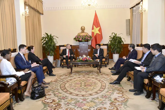 Phó Thủ tướng Phạm Bình Minh tiếp Đại sứ Hoa Kỳ Ted Osius chào từ biệt - Ảnh 2.
