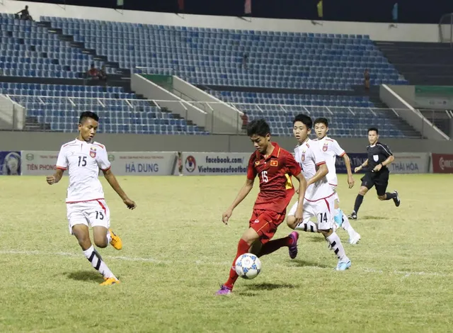 VIDEO: Tổng hợp trận đấu U15 Việt Nam 0-0 U15 Myanmar - Ảnh 1.