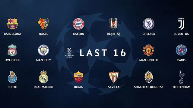 Xác định 16 đội góp mặt vòng 1/8 Champions League: Bóng đá Anh làm nên lịch sử - Ảnh 1.