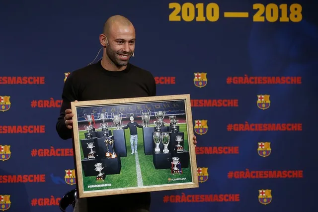 Mascherano rớt nước mắt nói lời chia tay Barcelona - Ảnh 1.