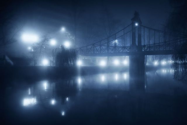 Thị trấn Opole, Ba Lan đẹp huyền ảo về đêm trong sương mù - Ảnh 7.
