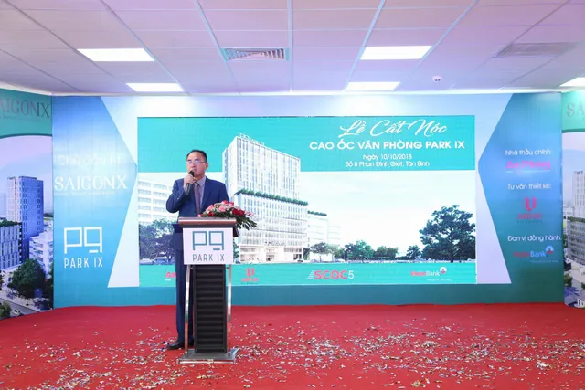 Cách sân bay 2 phút- Văn phòng Park IX chính thức cất nóc - Ảnh 1.