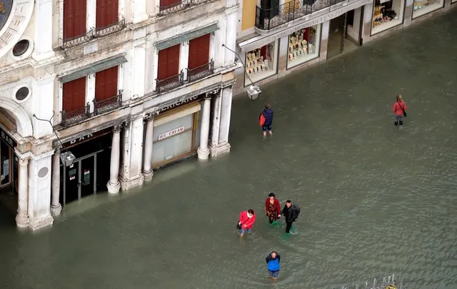 Chùm ảnh: Choáng Venice những ngày phố cũng như sông - Ảnh 10.