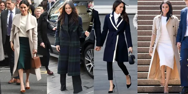 Diện đồ mùa đông phong cách Hoàng gia như Công nương Meghan Markle - Ảnh 1.