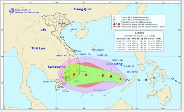 Ứng phó với áp thấp nhiệt đới sắp đổ bộ khu vực từ Phú Yên đến Bình Thuận - Ảnh 1.
