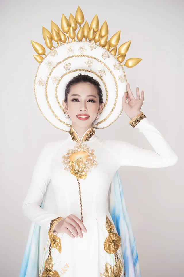 Thuỳ Tiên hé lộ trang phục truyền thống khi vừa lọt Top 8 Miss International - Ảnh 3.