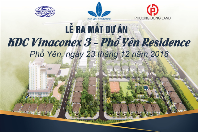 Ngày 23/12/2018, Vinaconex 3 chính thức cho ra mắt dự án Phổ Yên Residence - Ảnh 1.