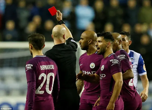 Thua sốc Wigan, Manchester City bị loại khỏi cúp FA - Ảnh 3.