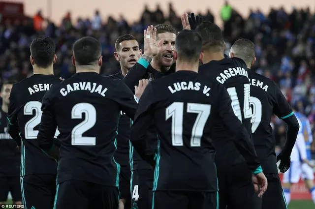 Ngược dòng thắng Leganes, Real Madrid còn kém Barcelona 14 điểm - Ảnh 1.