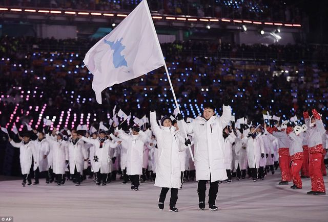 ẢNH: Lễ khai mạc đầy màu sắc của Olympic Pyeongchang 2018 - Ảnh 11.