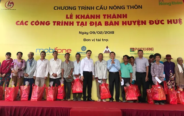 Khánh thành 6 cây cầu nông thôn tại tỉnh Long An - Ảnh 1.