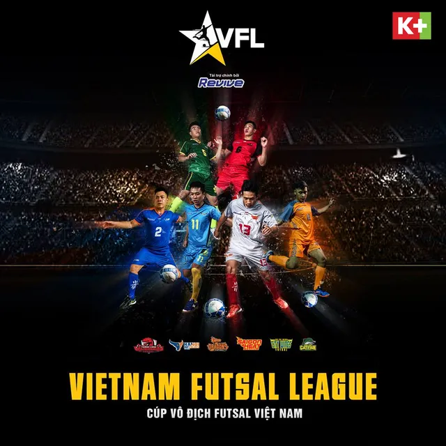 K+ phát sóng giải Vietnam Futsal League 2018 - Ảnh 1.