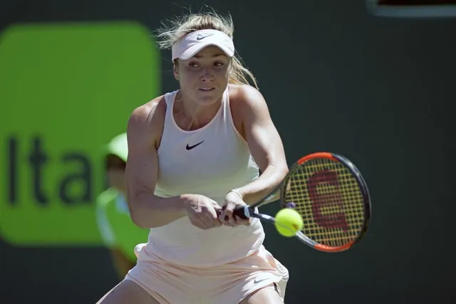 Tứ kết nữ Miami mở rộng 2018: Ostapenko thắng nghẹt thở Svitolina - Ảnh 1.