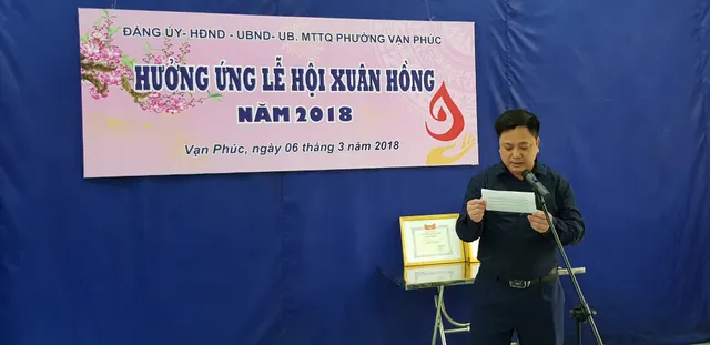 Hiến máu tình nguyện hưởng ứng Lễ hội Xuân hồng năm 2018 - Ảnh 1.