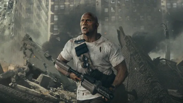 The Rock - Dwayne Johnson sẵn sàng chiến cả dàn siêu thú cuồng nộ trong Rampage - Ảnh 1.