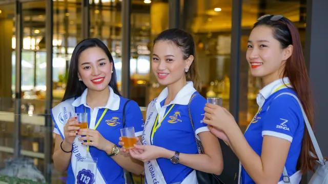 Thí sinh Hoa hậu Biển Việt Nam toàn cầu 2018 rạng ngời tại Phú Quốc - Ảnh 3.
