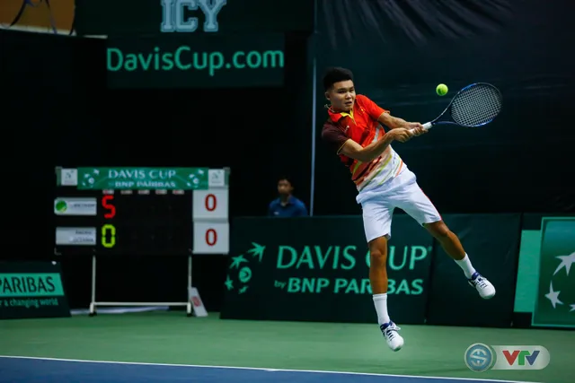 ẢNH: Lý Hoàng Nam ra quân thắng lợi tại Davis Cup - Ảnh 2.