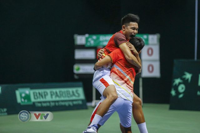 Thắng Qatar, ĐT Việt Nam giành quyền thăng hạng nhóm II Davis Cup – khu vực châu Á – Thái Bình Dương - Ảnh 1.