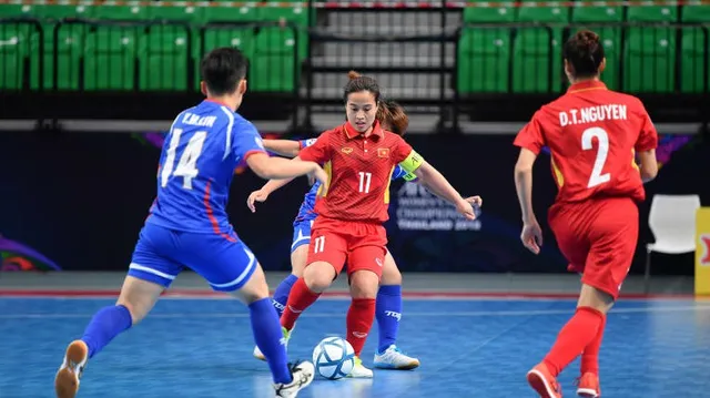 ĐT futsal nữ Việt Nam thắng trận mở màn tại VCK futsal nữ châu Á 2018 - Ảnh 1.