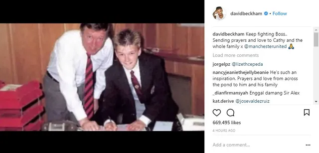 Ronaldo, Beckham cầu nguyện Sir Alex chóng bình phục - Ảnh 3.