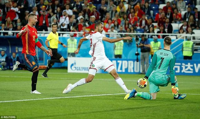 Chấm điểm ĐT Tây Ban Nha 2-2 ĐT Marocco: Isco hay nhất, nhưng Aspas là người hùng nhờ VAR - Ảnh 4.