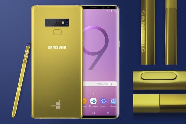 Hé lộ hình ảnh Galaxy Note 9 với phiên bản vàng rực - Ảnh 1.