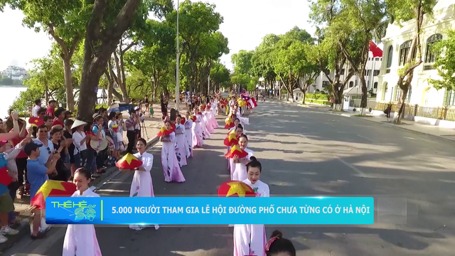 5.000 người tham gia lễ hội đường phố có 1-0-2 ở Hồ Hoàn Kiếm - Ảnh 2.