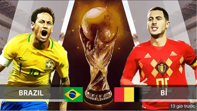 Lịch thi đấu và tường thuật trực tiếp tứ kết FIFA World Cup™ 2018 ngày 6/7 và sáng 7/7: Uruguay – Pháp, Brazil – Bỉ - Ảnh 2.