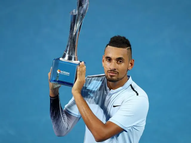 Vượt qua Ryan Harrison, Nick Kyrgios vô địch Brisbane International - Ảnh 1.