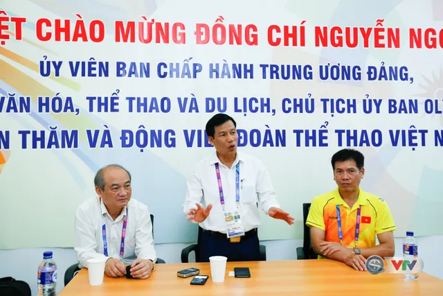 Bộ trưởng Bộ VHTT&DL Nguyễn Ngọc Thiện gửi lời động viên tới các VĐV dự ASIAD 2018 - Ảnh 5.