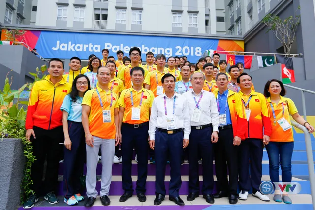 ẢNH: Bộ trưởng Bộ VHTT&DL Nguyễn Ngọc Thiện tới thăm các VĐV dự ASIAD 2018 - Ảnh 13.