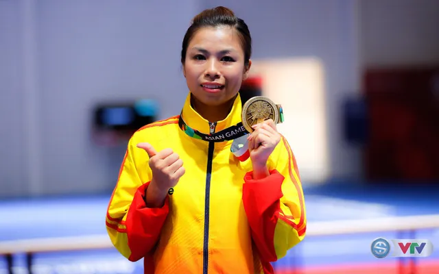 HCĐ wushu ASIAD 2018 Hoàng Thị Phương Giang: Tôi đã cố gắng và thấy hài lòng - Ảnh 2.