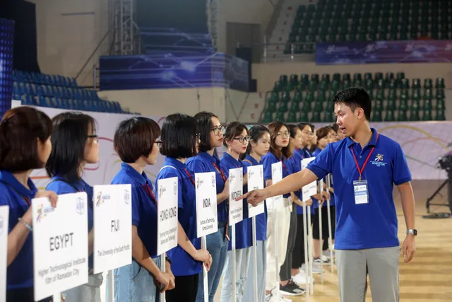 ABU Robocon 2018: Những hình ảnh của buổi tổng duyệt đầu tiên - Ảnh 11.