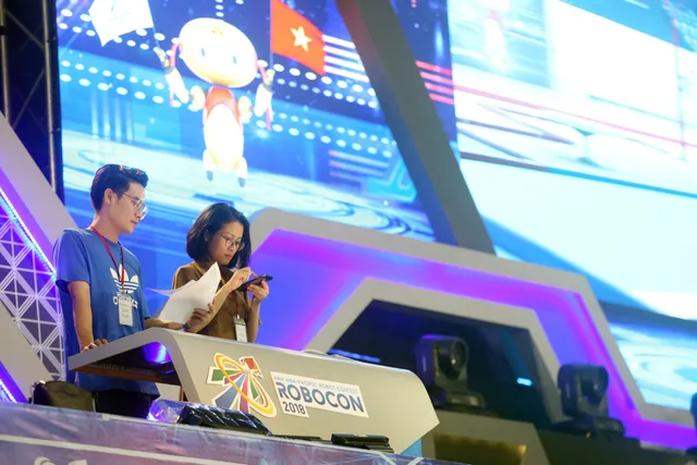 ABU Robocon 2018: Những hình ảnh của buổi tổng duyệt đầu tiên - Ảnh 16.