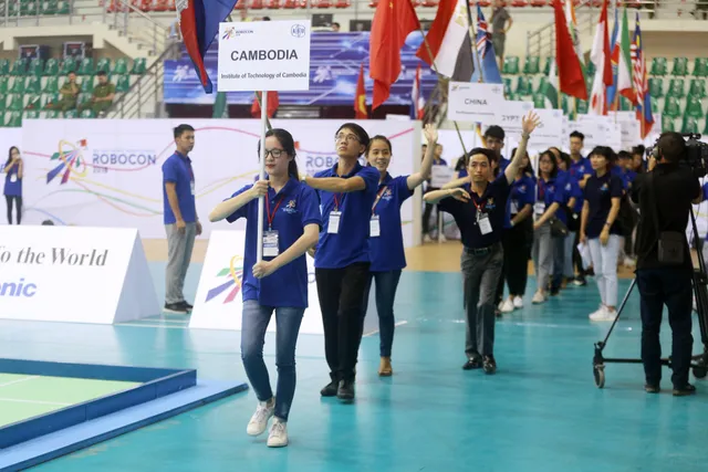 ABU Robocon 2018: Những hình ảnh của buổi tổng duyệt đầu tiên - Ảnh 12.